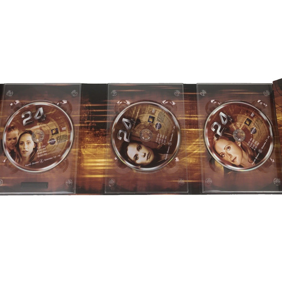 24 Season Four DVD Set Kiefer Sutherland Jack Bauer 7 Disc Set 1052 Minutes - Picture 10 of 11